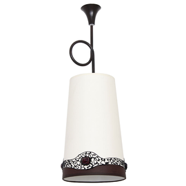 Lampa wisząca 1-płomienny z pętelką Koral 604G Aldex