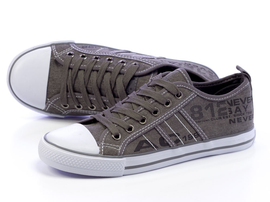 -45% Markowe trampki AMERICAN CLUB 05 c.szare