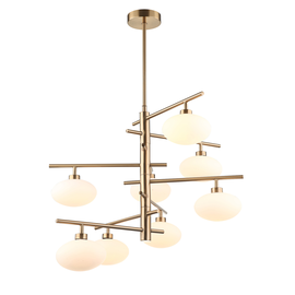 Fiorenzo MDM3661-8 BRO+W żyrandol