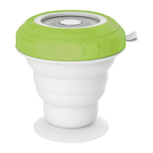Skymaster Pocket Głośnik bezprzewodowy Bluetooth Party z LED Zielony