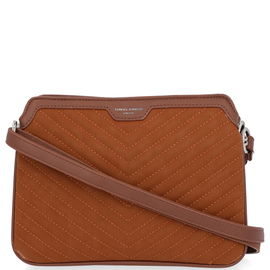 David Jones Firmowe Torebki Damskie Eleganckie Trzykomorowe Listonoszki Ruda (kolory)