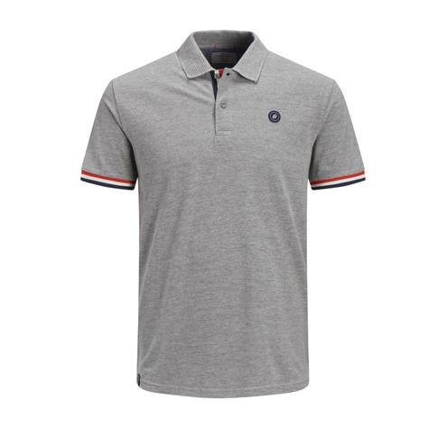 Jack & Jones "Jorstan Polo" Light Grey Melange