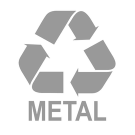 Etykieta do segregacji &quot;METAL&quot;