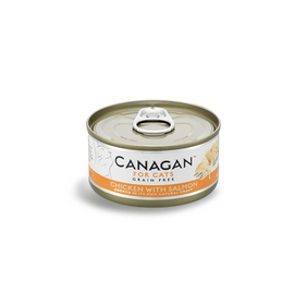 CANAGAN CHICKEN WITH SALMON – FOR CATS (KURCZAK Z ŁOSOSIEM)  75g