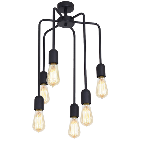Żyrandol 6-PŁ EKO BLACK 857K4 Aldex