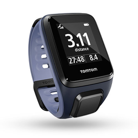 TomTom Runner2 Music - 1REM.001.02 Small - granatowo-fioletowy - Dane dotyczące biegania w czasie rzeczywistym - Tryb wielodyscyplinowy - dostępne od