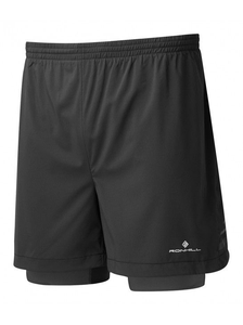 Ronhill Stride Twin 5" Short | Black
