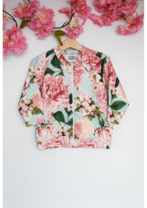 BOMBERKA MINT PEONIA  PRINT