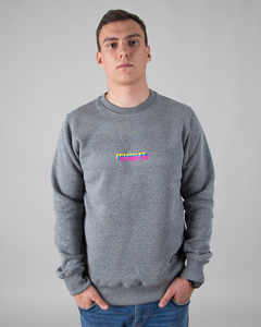 BLUZA BEZ KAPTURA COLORLOGOS MELANGE