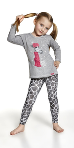 Piżamka dziewczęca CORNETTE 969/52 GIRAFFE