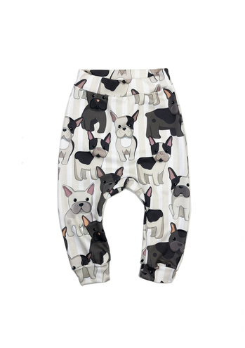 SPODNIE FRENCH DOG  PRINT