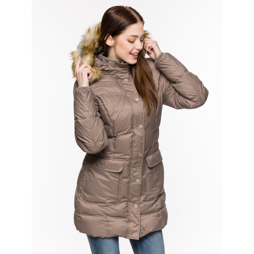 Wrangler "Long Puffer Jacket" Chanterelle