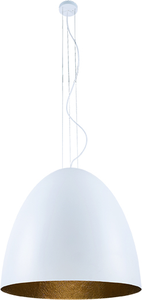 EGG XL white & gold 9025 75cm lampa wisząca