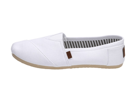 SLIP ON Białe tenisówki damskie WISHOT 064