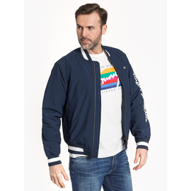 Tommy Jeans "Ribbed Bomber" Navy