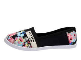 TOMSY Tenisówki damskie SLIP ON 234 BLACK