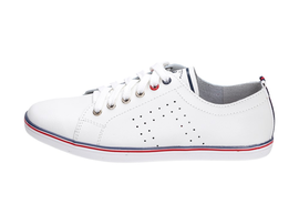 Białe półbuty skórzane buty McArthur CL04
