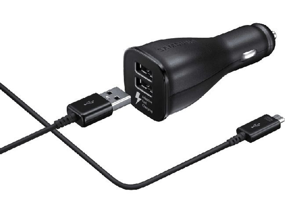 Samsung ładowarka samochodowa - LN920 + DU4EBE - 2xUSB - fast charging - dostępne od ręki