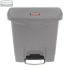 Kosz Slim Jim® Step-On 15L Resin Containers grey