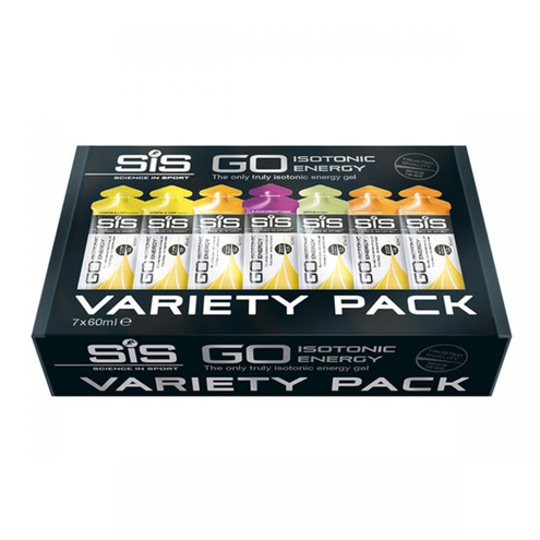 SIS Variety Pack - zestaw 7 żeli energetycznych SIS GO Isotonic Energy