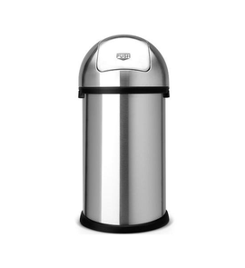 Kosz PUSH BIN 60L Matt Steel