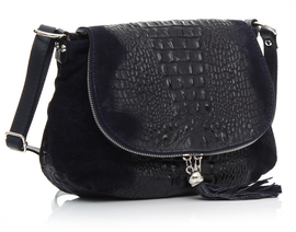 Listonoszka Skórzana Genuine Leather Aligator Granat (kolory)