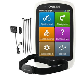 Mio Cyclo 205HC Europa Centralna + komplet czujników - nawigacja rowerowa - technologia ANT+ - 3.5" - dostępne od ręki