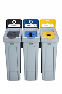 Stacja do Recyklingu Slim Jim® 3 stumienie