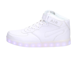LED 7 kolorów Świecące buty damskie 7208 WT