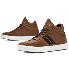 Buty Tommy hilfiger Lightweight material mix mid cut > fm0fm01702 606