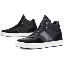 Buty Tommy hilfiger Lightweight material mix mid cut > fm0fm01702 403