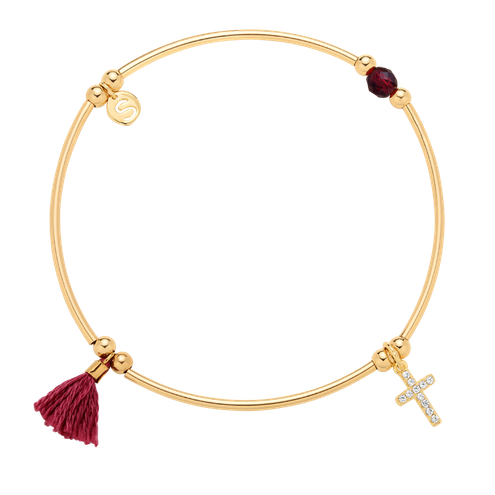 Bransoletka Fancy Granat