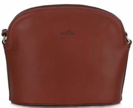 Torebki Skórzane Listonoszki firmy Genuine Leather Brązowe