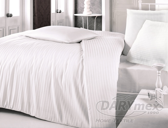 Pościel satynowa Vivario White 200x220