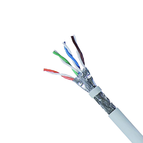 Przewód S/FTP Wave Cables, kat.7, wewnętrzny, szary, 4x2x23