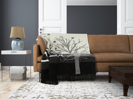 Koc z frędzlami Moreno Fringe 24 150x200