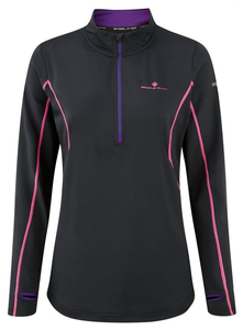 Ronhill Wmns Base Thermal 300 1/2 Zip Tee