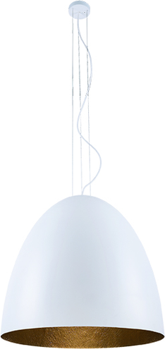 EGG XL white & gold 9025 75cm lampa wisząca
