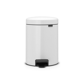 Kosz Pedałowy NEWICON 5L White