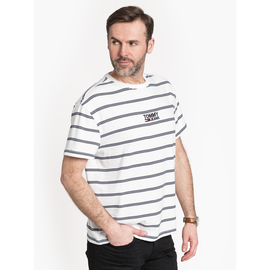 Tommy Jeans "Signature Stripe Tee" White