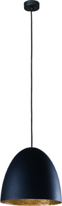 EGG M black & gold 9022 39cm lampa wisząca