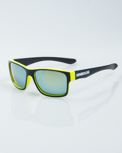 OKULARY SPEED BLACK-NEON MAT YELLOW MIRROR 1010