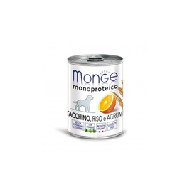 MONGE DOG FRUIT INDYK Z RYŻEM I POMARAŃCZĄ 400G