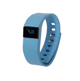 GoClever Smart Band - niebieski - bluetooth 4.0 - krokomierz - monitor snu - monitor spalonych kalorii - do Android - do iOS - dostępne od ręki