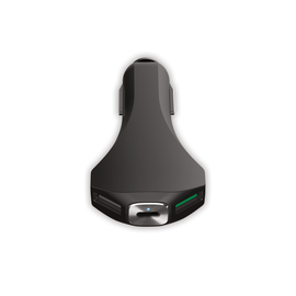 Forever ładowarka samochodowa - PPC-02 - 2xUSB + typ-C - szybkie ładowanie Qualcomm - dostępne od ręki