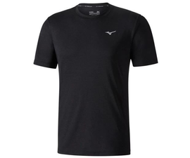 Mizuno Impulse Core Tee | CZARNA - męska koszulka do biegania J2GA7519