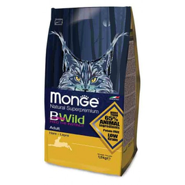 MONGE BWILD CAT ADULT ZAJĄC 1,5KG