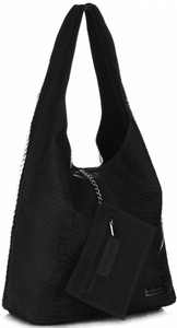 Torebki Skórzane typu ShopperBag firmy VITTORIA GOTTI Czarne