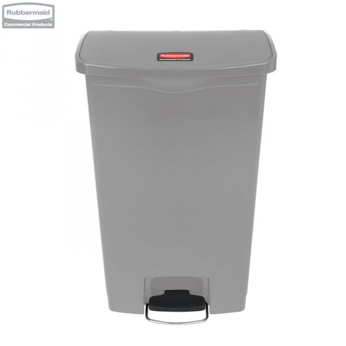 Kosz Slim Jim® Step-On 68L Resin Containers grey