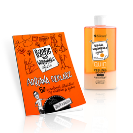 Zestaw Quin Peeling dwufazowy do dłoni i ciała Orange + książka „Przep